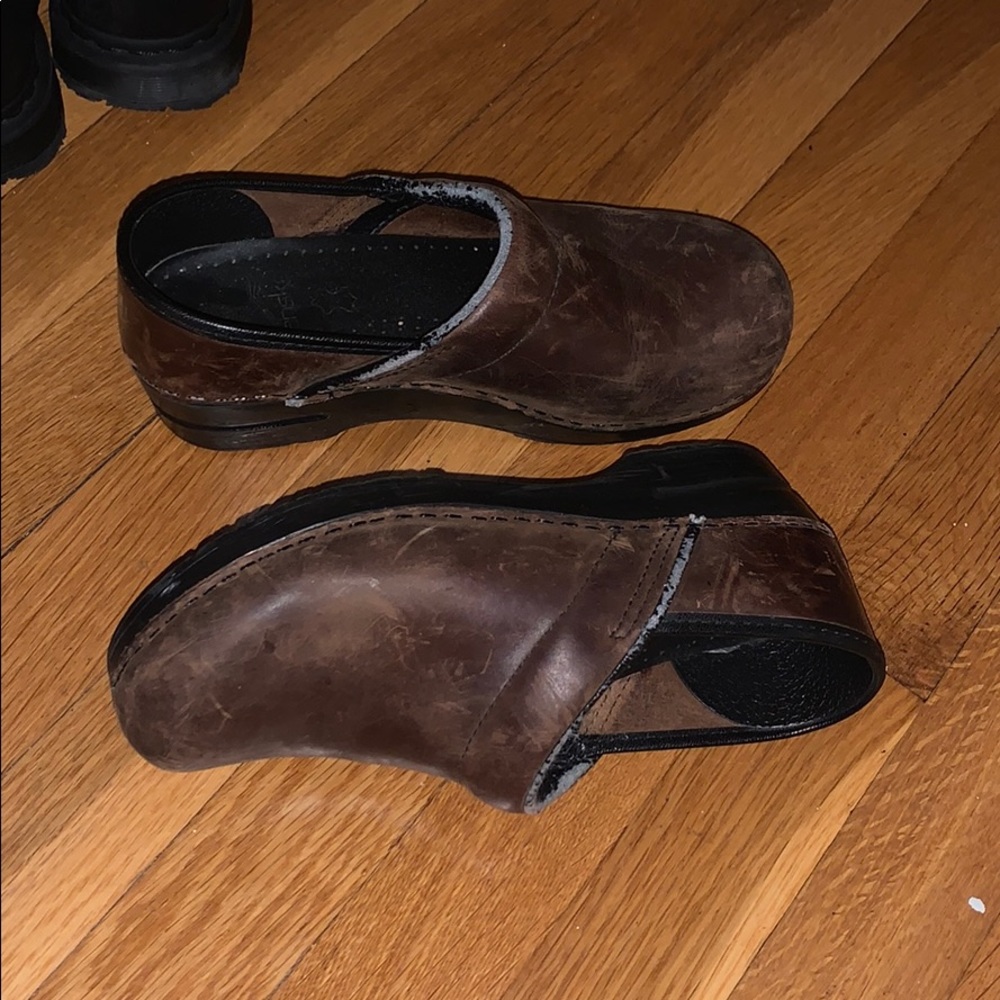 VERY broken in Dansko Clogs!